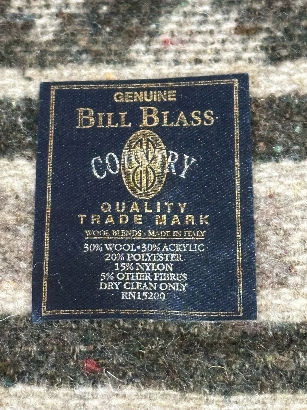 ‘Vintage Bill Blass Country Scarf Lot of 2.  64x15”